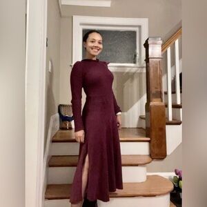 Pamela Love 
Maroon Sweater Dress in size XL EUC
